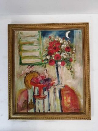 And Signed Painting By Marc Chagall