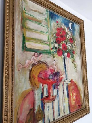 and signed painting by Marc Chagall 2