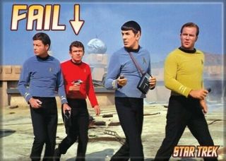 Star Trek: The Series Fail Photograph Magnet,