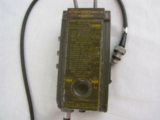 Vintage USAF Survival Military Radio Transceiver Type RT - 159B / URC - 4 VHF / UHF 2