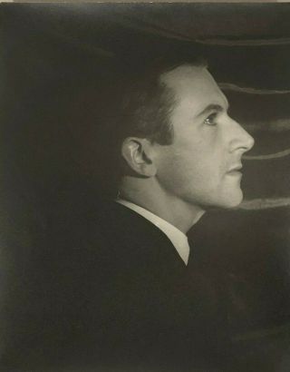 Carl Van Vecthen Portrait Cecil Beaton Profile Vintage Silver Print