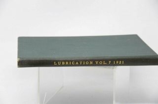 Texas Co.  Texaco Bound Lubrication Publication For Lubricant Use 1921 Hb