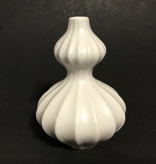 Jonathan Adler Porter Berlin Geometric White Ceramic 5 " Vase