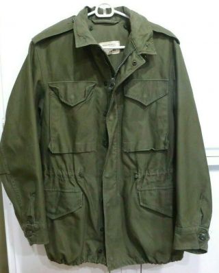 Us Army Field Coat Korea Vietnam M - 1951 Olive Green 107 Regular Small