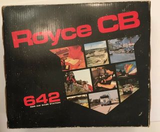 Vintage Royce 642 Am/ssb Cb Base Station Packaged