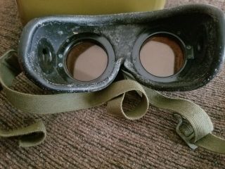 WW2 Military Goggle,  Variable - Density Stock 74 - G - 79 - 40 Vintage 2