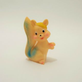 Vintage Squirrel Baby Squeak Toy Made In Japan