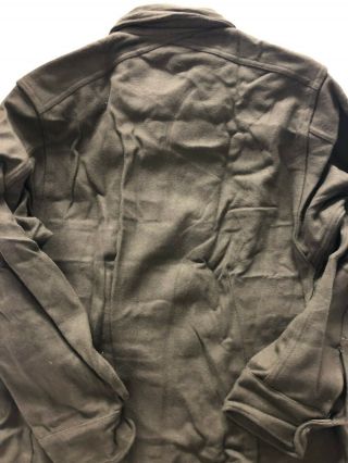 Dead - stock Vintage Korean War 1951 Wool Cold Weather Field Shirt Size Medium 2