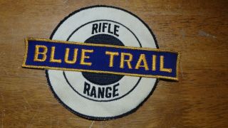 Rare Blue Trail Rifle Range Rd,  Wallingford Police Swat Patch Bx 10 30