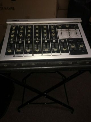 Vintage Bose Pm - 2 400 Watt Powered Mixer And Stand