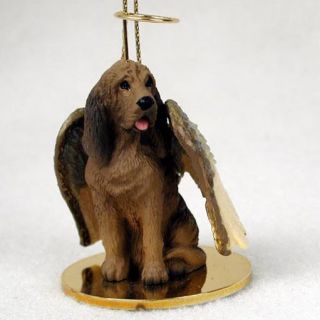 Bloodhound Angel Dog Christmas Ornament Holiday Figurine Statue
