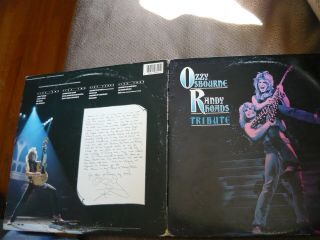 Ozzy Osbourne Randy Rhoads Tribute 2 Lp W/ Inner Sleeves