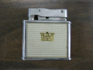 Vintage Colvair Slide O Matic Lighter Kent Cigarettes 1 3/4 " X 1 3/4 "