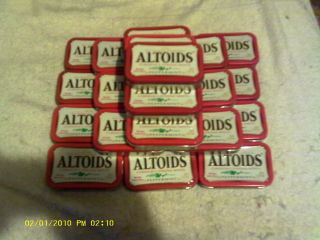 Sixty (60) Altoids Tins - Empty - Crafts,  Tool Shed,  Small Office Storage