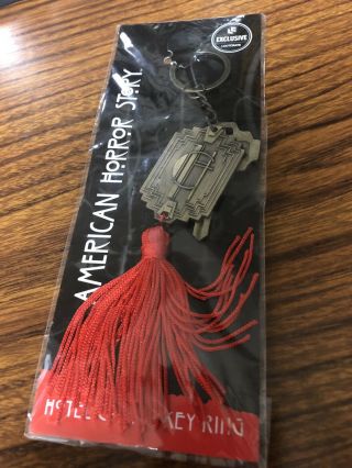 Loot Crate Exclusive October 2018 American Horror Story Hotel Cortez Key Ring