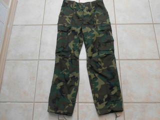 Vintage Size Small Short Us Army Korea Vietnam Camouflage Hot Weather Trouser