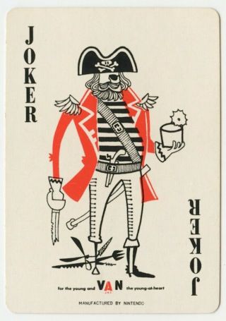 Joker Playing Card - Japan - Nintendo - Pirate (van) [967]