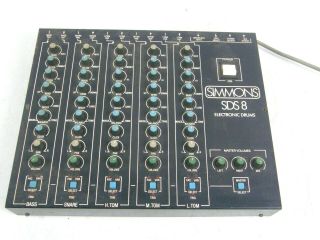 Vintage Simmons Sds8 Vintage Analog Electronic Drum Brain Module 5 Channel