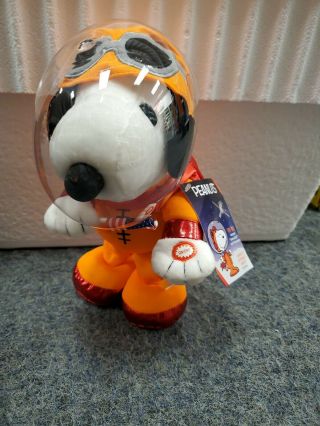 Peanuts Snoopy Animated Astronaut Dances And 3 Fun Phrases Halloween Orange