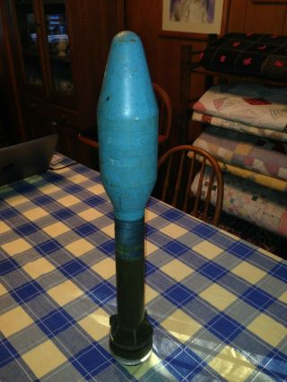 Korean War Era Dummy M - 405 Fuze Rocket (mon 10 - 11)
