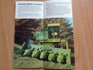 John Deere What ' s for 1975 brochure 8430 - 8630 tractors 6600 sidehill 36pg VG 3