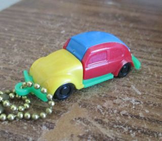 Vintage Plastic Keychain Puzzle Volkswagen Made In W.  Germany By Pussy