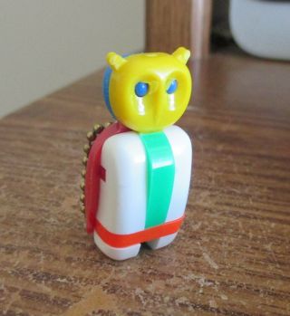 Vintage Plastic Keychain Puzzle Owl Made In W.  Germany By Pussy