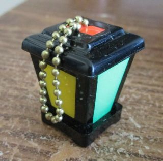 Vintage Plastic Keychain Puzzle Lantern Made In W.  Germany By Pussy