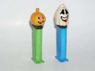 Pumpkin & Ghost Pez Porcelain Hinged Box Boxes Phb Midwest