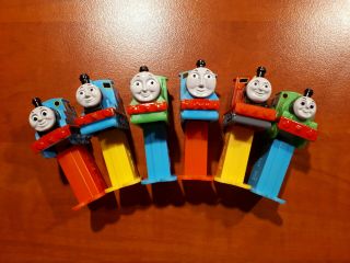 Thomas The Train And Friends Japan / Japanese Mini Pez Set Of 6