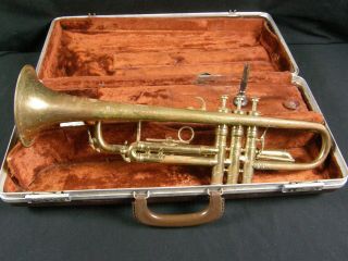 Vintage Henri Selmer Paris Professional Trumpet K Modified W/ 1 - 5c Mouthpiece