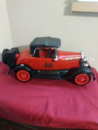 Vintage Jim Beam Fire Chief Decanter 1928 Model A Car Ford And Empty