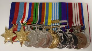 1950 - 52 Korea Canada Military Medal Group Of 10