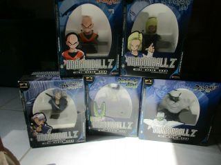 Dragon Ball Z Mini Resin Busts Rare 2001 Set Of 5 Only 2500 Made