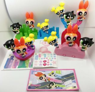 Kinder Surprise Ferrero Maxi Easter 4x Powerpuff Girls Complete Set Seb42 - Seb45