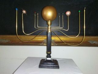 Antiqued Orrery Solar System By South Carolina Artist,  Will S.  Anderson