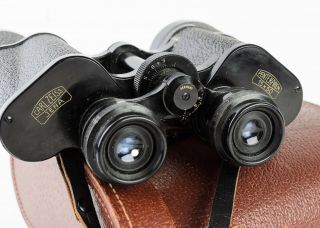 Vintage Carl Zeiss Jena Pentekarem 15x50 Germany Binoculars With Case 2