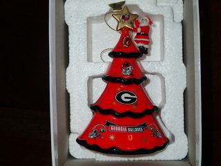 University Georgia Bulldogs Football Christmas Tree Ornament