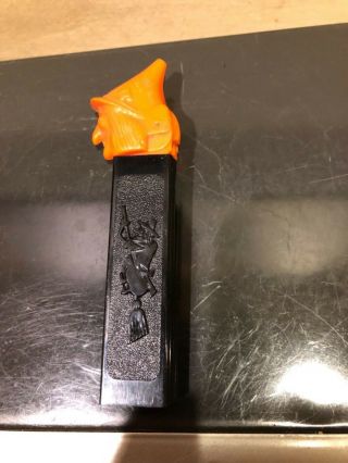 Early Halloween Witch Pez Dispenser Black And Orange 50s/60s