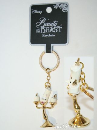 Loungefly Disney Beauty & The Beast Lumiere Candlestick Keychain Key Ring Chain