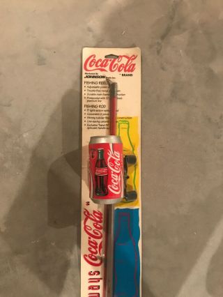 Coca Cola FISHING ROD POLE Coke Can 1995 Reel Line 2