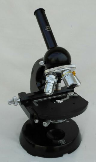 Vintage Carl Zeiss Microscope Made In Germany