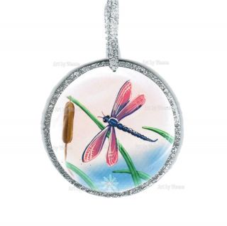 Pink Dragonfly Ornament Dragonflies Christmas Tree Ornament