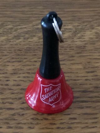 Salvation Army Miniature 2” Red Bell - Key Ring / Charm / Ornament