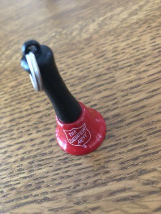 Salvation Army Miniature 2” Red Bell - Key Ring / Charm / Ornament 2