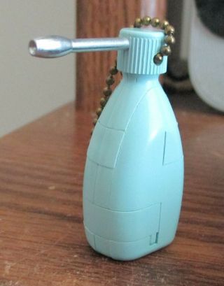 Vintage Plastic Keychain Puzzle Perfume Bottle From France