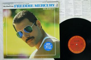 Freddie Mercury Mr.  Bad Guy Cbs/sony 28ap 3030 Japan Cap Obi Shrink Vinyl Lp