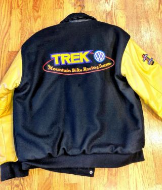 Vintage Trek / Volkswagen Jetta Oclv Carbon Mountain Bike Racing Team Jacket - Lg