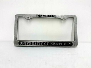 Metal University Of Kentucky Alumni License Plate Frame