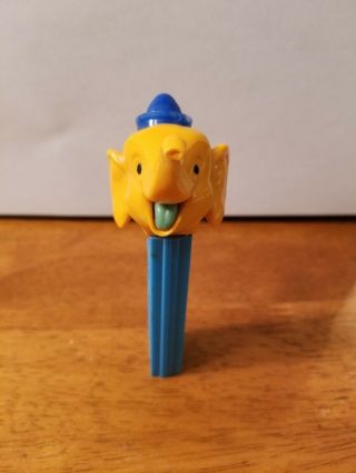 Elephant,  Orange Head,  Blue Pointy Hat Pez Dispenser